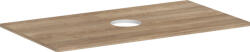 Hansgrohe Xelu Q Középre fúrt 980/550-es laminált pultlap Xuniva mosdóhoz csapfurat nélkül, tölgy 54114230 (54114230)