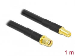 Delock antenna kábel RP-SMA-dugó - RP-SMA-hüvely LMR/CFD300 1m (90462) (90462) - aqua