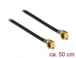 Delock I-PEX Inc. , MHF I apa I-PEX Inc. , MHF I apa 1, 13 antenna kábel 50cm (89611)