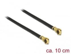 Delock antenna kábel MHF IV/HSC MXHP32 apa > MHF IV/HSC MXHP32 10cm (89642) (89642) - aqua