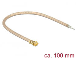 Delock antenna kábel MHF / U. FL kompatibilis dugó> nyitott végű ónozott RG-178 10cm (89429) (89429) - aqua