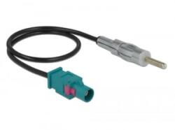 Delock FAKRA Z dugó > DIN dugó RG-174 antenna kábel 32cm fekete (85720) (85720) - aqua