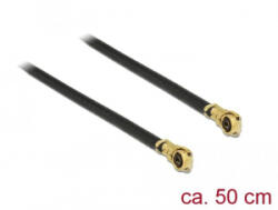 Delock antenna kábel MHF IV/HSC MXHP32 apa > MHF IV/HSC MXHP32 50cm (89646) (89646) - aqua