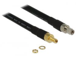 Delock antenna kábel SMA dugó > SMA Jack CFD400 LLC400 1m (13005) (13005) - aqua