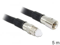 Delock antenna kábel FME jack > FME dugó LMR195, 5m (88668) (88668) - aqua