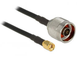 Delock N dugó > RP-SMA dugó CFD200 antenna kábel 1m (88938)