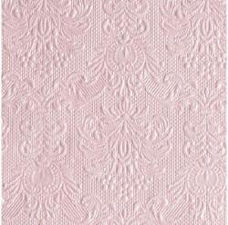 Ambiente AMB. 12505517 Elegance Pearl Pink dombornyomott papírszalvéta 25x25cm, 15db-os (8712159107937)