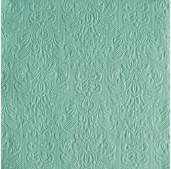 Ambiente AMB. 13311110 Elegance pale aqua dombornyomott papírszalvéta 33x33cm, 15db-os (8712159140897)