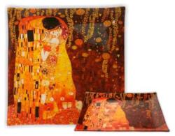 Hanipol H. C. 198-1001 Üvegtányér 30x30cm, Klimt: The Kiss (5905450800956)