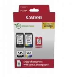 Canon Pachet foto 2 cartuse Canon PG-545 + CL-546 + hartie foto 50coli 8287B008AA