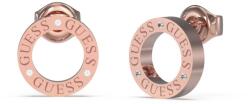 Guess Eredeti bronz fülbevaló Circle Lights JUBE03173JWRGT/U