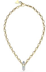 Guess Jellegzetes aranyozott nyaklánc Good Vibes JUBN03117JWYGFLT/U