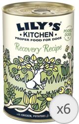 Lily's Kitchen Recovery nedves kutyatáp csirkével, burgonyával és banánnal, 6 x 400 g