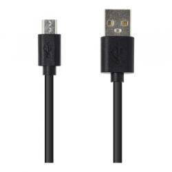 Gigapack Adatkábel és töltő (USB - microUSB, 100cm) FEKETE (GP-25856)