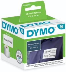 DYMO LW - Shipping / Name Badge Labels - 54 x 101 mm - S0722430 Fehér Öntapadós nyomtatócimke (S0722430)