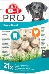 8in1 42db, 504g 8in1 Delights Pro Dental csirke rágócsont XS kutyasnack