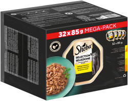 Sheba 64x85g Sheba variációk tálcás multipack Selection szószban nedves macskatáp