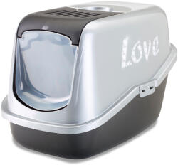 SAVIC Macska toalett 'Love' felirattal+2 pótszűrő+12db Bag It Up Maxi