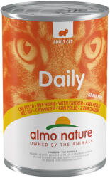 Almo Nature Daily 24x400g Almo Nature Daily Menu csirke nedves macskatáp