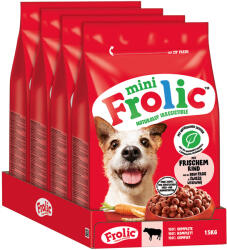 Frolic 2x6kg (2x4x1, 5kg) Frolic Mini marha száraz kutyatáp