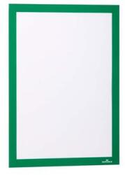 DURABLE Infokeret, A4, öntapadó háttal, DURABLE DURAFRAME® , zöld (DB487205) - papirdepo