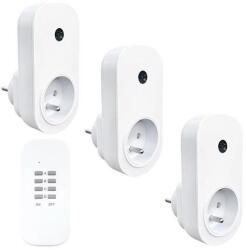 Solight Solight DY09 - KÉSZLET 3x Távirányításos konnektorok + távirányító SL0828 (SL0828)