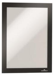DURABLE Infokeret, A5, öntapadó háttal, mágneses előlappal, DURABLE DURAFRAME , ezüst-fekete (DB487101)