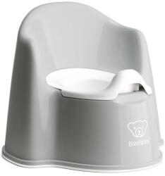 BabyBjörn Olita cu protectie spate, BabyBjorn, Potty Chair Grey / White (055225A) Olita