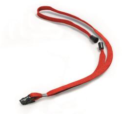 DURABLE Nyakbaakasztó, klippel, DURABLE, piros (DB811903) - becsiirodaker