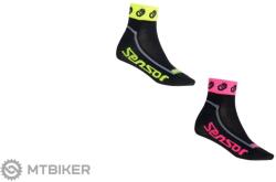 Sensor 2-PACK RACE LITE SMALL HANDS gyerekzokni, sárga/rózsaszín (1-2 (32-34))