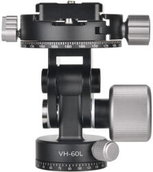 K&F Concept VH-60L dupla panoráma állvány fej, 10kg teherbírás, arca swiss, vízszintjelző (KF-31-103)