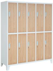 Jan Nowak® BARTEK Eco Design FÉM öltözőszekrény lábakon / Fehér Sanoma (1341)