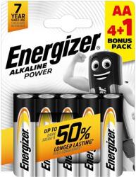 Energizer Elem, AA ceruza, 4+1 db, ENERGIZER Alkaline Power (EEAA5AP) - iroda24