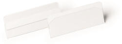 DURABLE Logisztikai zseb, 100x38 mm, fekvő, DURABLE HARD COVER, öntapadó csíkkal, átlátszó (DB118019)