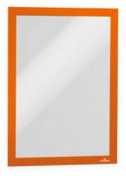 DURABLE Infokeret, A4, öntapadó háttal, DURABLE DURAFRAME® , narancs (DB487209) - officemarket