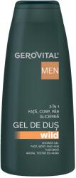 Gerovital Men Wild 3 in 1 Tusfürdő, 400 ml