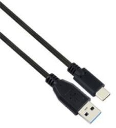 Iris USB-A - USB Type C 3.1 Gen 1 harisnyázott kábel 1m fekete (CX-143) (CX-143) (CX-143)