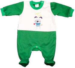 Asti Belül bolyhos hosszú ujjú kisfiú rugdalózó Kutyus mintával