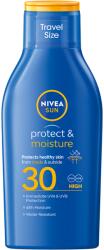 Nivea Sun Protect & Moisture napvédő krém, SPF 30, Travel size, 100ml (40061993)