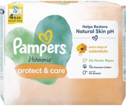 Pampers Harmonie Protect & Care nedves törlőkendő, 4x44 db