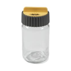 SOLMAZER IRIS üveg fűszerszóró tárcsás tetővel 105ml, rózsaszín, lila vagy narancs színű 121072-580 (121072-580) - officedepot