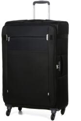 Samsonite Citybeat Spinner kabin bőrönd, 78x47x30/33 cm, 105-113 liter, fekete (KA7-09005)