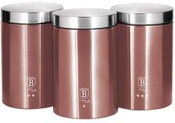 Berlinger Haus BH/6270 Metallic Line Rose Collection 3 részes tároló szett (BH/6270) - officedepot