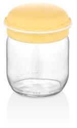 HANE IRIS Macaron üveg fűszertartó 425ml, rózsaszín, menta, sárga vagy lila színű HN-1364 (HN-1364) - officedepot