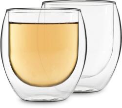Feelino Ceașcă, Dublu strat, Sticlă borosilicată de înaltă calitate, 2 x 410 ml, Uni (41021119TB) (41021119TB) Pahar