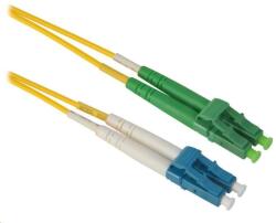 XtendLan duplex patch kábel SM 9/125, OS2, LC(UPC)-LC(APC), LS0H, 2m (FOP-LCLCA-D-2-9)