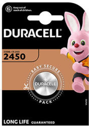 Lítium elem, CR2450, CR2450, Duracell, buborékcsomagolás, 1 db, 42445
