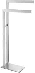 ZACK Álló törölközőtartó LINEA 80 cm, dupla, matt, rozsdamentes acél, Zack (ZACK40377)