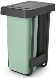 Brabantia Brabantia SORT & GO beépített szemetes kosár, 2 x 30 l, sötétszürke / jáde zöld, műanyag (BRAB232527)