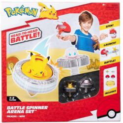 Pokémon Set de joaca cu doua figurine, Pokémon Battle Spinner Arena Figurina